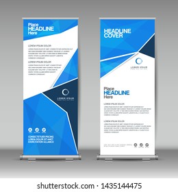 Vertical banner design template, abstract background, business brochure, flyer, roll up, cover presentation, infographic, rectangle size.