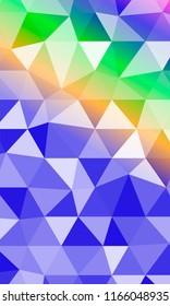 Vertical banner of polygonal elements. gradient triangles. Vector illustration. For design, presentations.
