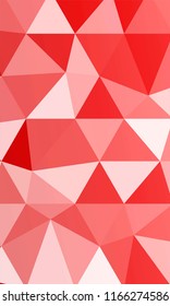 Vertical banner of polygonal elements. gradient triangles. Vector illustration. For design, presentations.