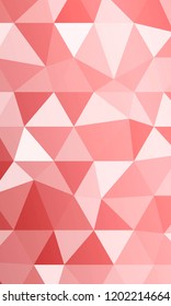 Vertical banner of polygonal elements. gradient triangles. Vector illustration. For design, presentations.