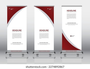 Diseño de plantilla de pancartas verticales para folletos, negocios, volantes, infografías. moderna publicidad de x-banner y banner. ilustración vectorial