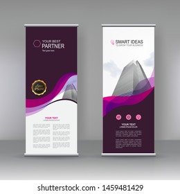 	
Vertical banner stand template design. can use for brochure, flyer, covers ,infographics ,vector abstract geometric background, modern x-banner and flag-banner advertising design element.