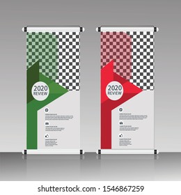 Vertical banner stand template design, infographics, Modern Flag Banner Design. Cover, Annual Report, Magazine,Poster, Corporate Presentation, Flyer, Website. vector abstract geometric background