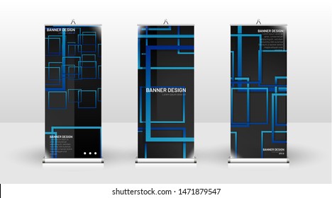 
Vertical banner template design. can be used for brochures, covers, publications, etc. vector illustration
