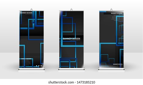 Vertical banner template design. can be used for brochures, covers, publications, etc. vector illustration