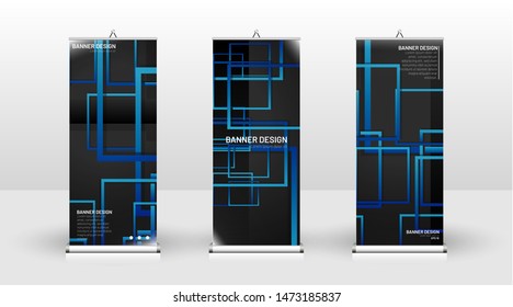 Vertical banner template design. can be used for brochures, covers, publications, etc. vector illustration