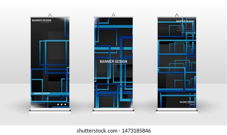 Vertical banner template design. can be used for brochures, covers, publications, etc. vector illustration