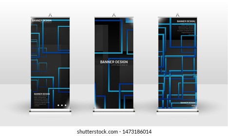 Vertical banner template design. can be used for brochures, covers, publications, etc. vector illustration