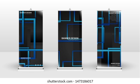 Vertical banner template design. can be used for brochures, covers, publications, etc. vector illustration