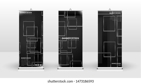 
Vertical banner template design. can be used for brochures, covers, publications, etc. Geometric shapes vector design of modern backgrounds