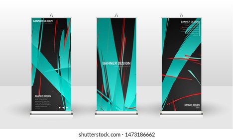 Vertical banner template design. can be used for brochures, covers, publications, etc. Colorful wave splash vector background design.