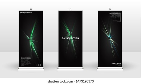 
Vertical banner template design. can be used for brochures, covers, publications, etc.black background pattern texture futuristic geometric art