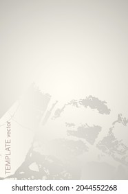 Plantillas de banner verticales con líneas de mármol artificial. La textura de mármol gris. Vector