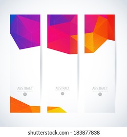 vertical banner vector set where you can choose what fits best your project line water therapy gathering colourful abstraction background scene technique stack multicolored right glassware ripple clou