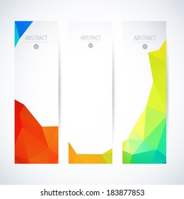 vertical banner vector set where you can choose what fits best your project line water therapy crowd colourful conceptual background scene technique pile right glass swirl cloud performance trendy sit