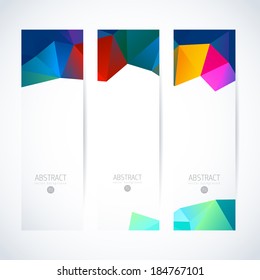 vertical banner vector set where you can choose what fits best your project line water therapy gathering colourful conceptual background scene technique heap multicolored right glassware splash cloud