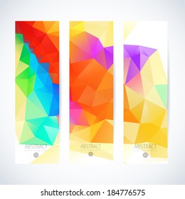 vertical banner vector set where you can choose what fits best your project straight water prescription crowd rainbow colorful abstract scene technology pile multicolor right glass swirl clouds perfor