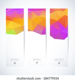 vertical banner vector set where you can choose what fits best your project straight water remedy crowd rainbow colourful abstraction background scene technique pile right glassware swirl cloud perfor