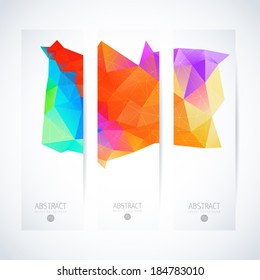 vertical banner vector set where you can choose what fits best your project straight water medication crowd spectrum colourful conceptual background scene technology heap colorful right glass splash c