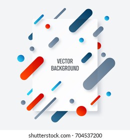 Vertical banners with 3D abstract background with paper cut shapes. Vector design layout for business presentations, flyers, posters and invitations