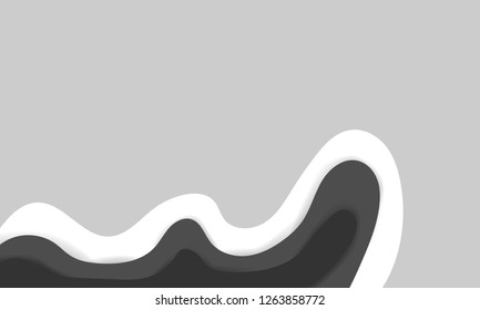 Vertical banners set with 3D abstract background and paper cut shapes. Vector design layout for business presentations, flyers, posters and invitations. Colorful carving art