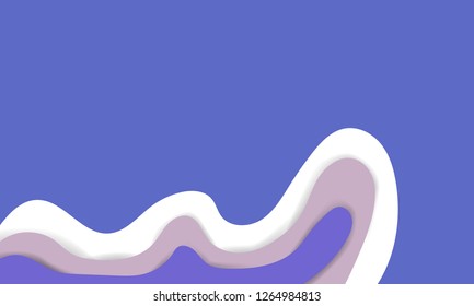 Vertical banners set with 3D abstract background and paper cut shapes. Vector design layout for business presentations, flyers, posters and invitations. Colorful carving art