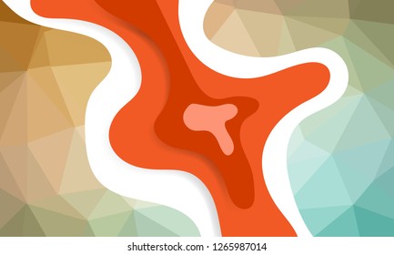 Vertical banners set with 3D abstract background and paper cut shapes. Vector design layout for business presentations, flyers, posters and invitations. Colorful carving art