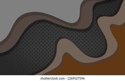 Vertical banners set with 3D abstract background and paper cut shapes. Vector design layout for business presentations, flyers, posters and invitations. Colorful carving art