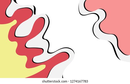 Vertical banners set with 3D abstract background and paper cut shapes. Vector design layout for business presentations, flyers, posters and invitations. Colorful carving art