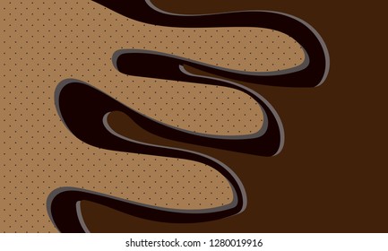 Vertical banners set with 3D abstract background and paper cut shapes. Vector design layout for business presentations, flyers, posters and invitations. Colorful carving art