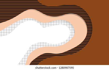 Vertical banners set with 3D abstract background and paper cut shapes. Vector design layout for business presentations, flyers, posters and invitations. Colorful carving art