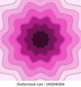 Vertical banners set with 3D abstract background and paper cut shapes. Vector design layout for business presentations, flyers, posters and invitations. Colorful carving art 