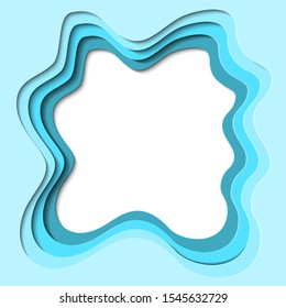 Vertical banners set with 3D abstract background and paper cut shapes. Vector design layout for business presentations, flyers, posters and invitations. Colorful carving art