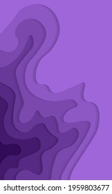 Vertical banners set with 3D abstract background and paper cut shapes. Modern background for covers, invitations, posters, banners, flyers, posters.