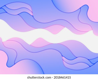 Vertical banners set with 3D abstract background and paper cut shapes. Vector design layout for business presentations, flyers, posters and invitations. Colorful carving art
