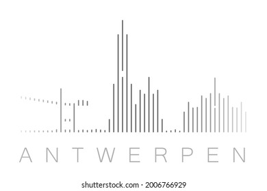 Barres verticales et ligne d'orientation