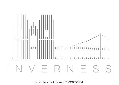 Vertikale Bars Inverness-Skyline