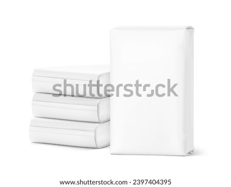 Vertical big heavy bag mockups for chemical products. High realistic. Vector illustration isolated on white background. Ready for use in presentation, promo, advertising and more. EPS10.