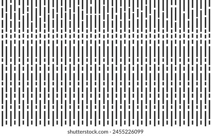  Vertical black random tinted lines seamless pattern background. Repeat design for printing, embossing, decoration.
