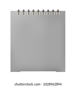 Vertical black writing notebook.