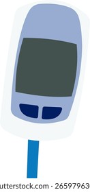Medidor de glucosa en sangre de Vertical para análisis