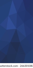 Vertical Azul abstracto Fondo de Vector poligonal bajo Diseño triangular