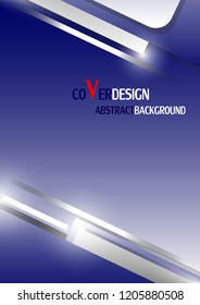 vertical blue background.Cover design and abstract back ground.