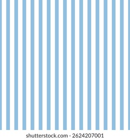 Borda sem costura com listras azuis verticais. Ilustração de vetor desenhada à mão. Para papel de parede, têxtil, tecido, capas, papel de embrulho, scrapbooking.