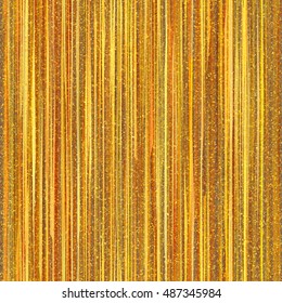 Vertical brown and yellow stripes like wood pattern with triangles. Abstract vector texture. Striped seamless background for fabric, home design, packaging paper, books and brochures covers