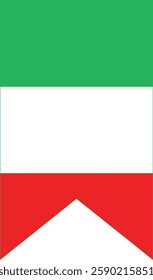 Vertical Bunting Italy Flag Europe Country