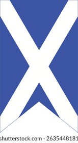 Vertical Bunting Scotland Flag Europe Country