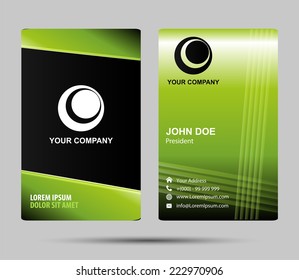 Vertical business card templateÃ?Â 