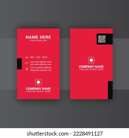 Diseño vertical de tarjetas de visita, diseño de plantillas de tarjetas, fotos y plantilla estándar de vectores
