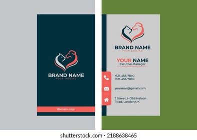 Vertical Business Card Design For Your Company